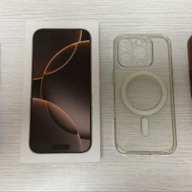 iPhone 16 pro デザードチタニウム 美品 ケース付き