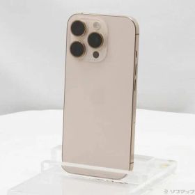 〔中古品〕 iPhone16 Pro 128GB デザートチタニウム MYMX3J／A SIMフリー【344】