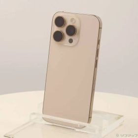 〔中古品〕 iPhone16 Pro 256GB デザートチタニウム MYN23J／A SIMフリー【262】