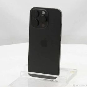 〔中古品〕 iPhone16 Pro 256GB ブラックチタニウム MYN03J／A SIMフリー【258】