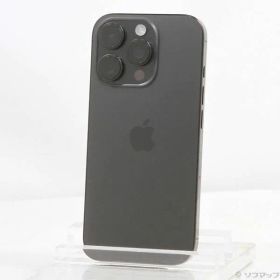 〔中古品〕 iPhone16 Pro 256GB ブラックチタニウム MYN03J／A SIMフリー【262】