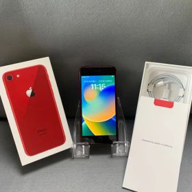美品 国内版 SIMフリー iPhone8 64GB レッド色