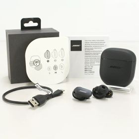 【中古品】Bose ワイヤレスイヤホン QuietComfort Earbuds II / トリプルブラック / 動作OK / 多少使用感あり / 箱にダメージ / ノイズキャンセリング