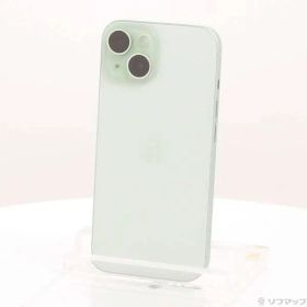 〔中古品〕 iPhone15 256GB グリーン MTMT3J／A SIMフリー【348】