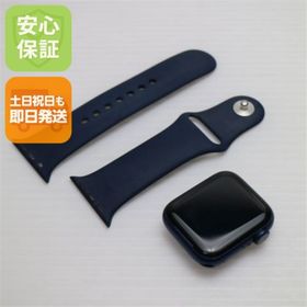 アップル(Apple)の超美品 Apple Watch Series6 40mm ディープネイビー M444(その他)