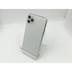 【中古】Apple au 【SIMロック解除済み】 iPhone 11 Pro Max 256GB シルバー MWHK2J/A【柏】保証期間1週間【ランクC】