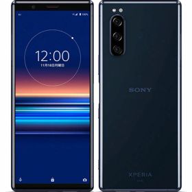 【中古】【安心保証】 Xperia 5 SOV41[64GB] au ブルー