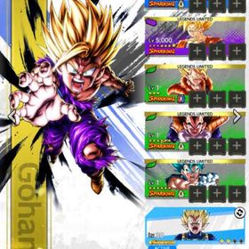 LL悟飯完凸 LLゴジータ4凸 | ドラゴンボールレジェンズのアカウントデータ、RMTの販売・買取一覧