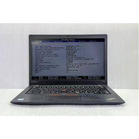 中古 ノートパソコン Lenovo ThinkPad T470s 20JSCTO1WW Corei7-6600U/12GB-MEM/256GB-SSD/14インチ/OS無し