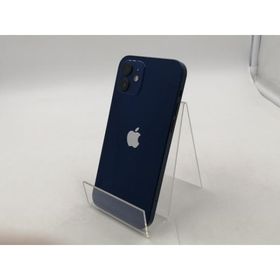 【中古】Apple SoftBank 【SIMロック解除済み】 iPhone 12 64GB ブルー MGHR3J/A【千葉】保証期間１ヶ月【ランクC】