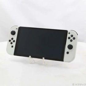 【中古】Nintendo(任天堂) Nintendo Switch 有機ELモデル Joy-Con(L)／(R) ホワイト 【297-ud】