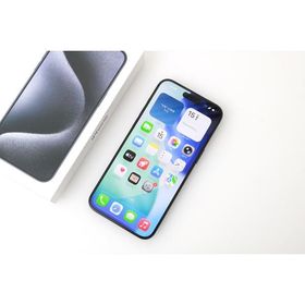 美品｜Apple iPhone 15 Pro Max 1TB ブルーチタニウム SIMフリー [MU723J/A] HA03-M5316-2G9