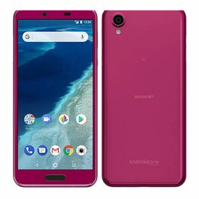 【中古】【安心保証】 SHARP Android One X4[32GB] Y!mobile ボルドーピンク