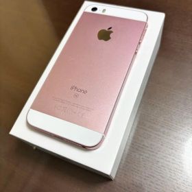 【美品】Apple iPhone SE ローズゴールド 64GB SIMフリー