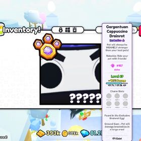 gargantuan cappuccino brainrot | ロブロックス(ROBLOX)のアカウントデータ、RMTの販売・買取一覧