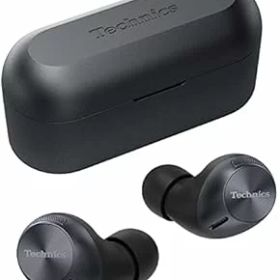 【中古】テクニクス ワイヤレスイヤホン EAH-AZ40-K ブラック bluetooth マルチポイント IPX4 アプリ対応