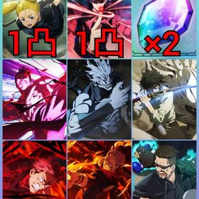 初期垢✨️石11040+2周年コンプ+旧乙骨+2周年真人+宿儺+虎杖+東堂 | ファンパレ(呪術廻戦ファントムパレード)のアカウントデータ、RMTの販売・買取一覧