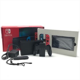 ニンテンドウ(任天堂)の美品 任天堂 ニンテンドー Nintendo Switch スイッチ 本体 ネオン ブルー オレンジ ゲーム機 テレビ 携帯 モード プレゼント m15332(家庭用ゲーム機本体)