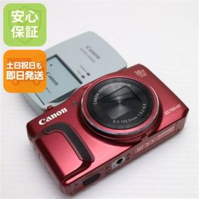 キヤノン(Canon)の超美品 PowerShot SX700 HS レッド M444(コンパクトデジタルカメラ)