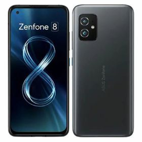 【中古】【安心保証】 ZenFone 8 ZS590KS-BK256S16[256GB/16GB] SIMフリー オブシディアンブラック