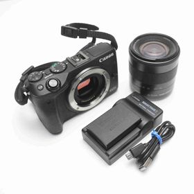 【中古】【非常に良い】Canon ミラーレス一眼カメラ EOS M3 レンズキット(ブラック) EF-M18-55mm F3.5-5.6 IS STM 付属 EOSM3BK-1855ISSTMLK