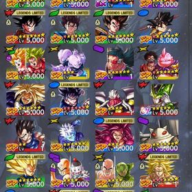 身勝手赤6、サイヤ人編組めます。高凸 | ドラゴンボールレジェンズのアカウントデータ、RMTの販売・買取一覧