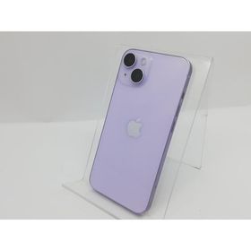 【中古】Apple au 【SIMフリー】 iPhone 14 512GB パープル MPX83J/A【宇田川】保証期間１ヶ月【ランクA】