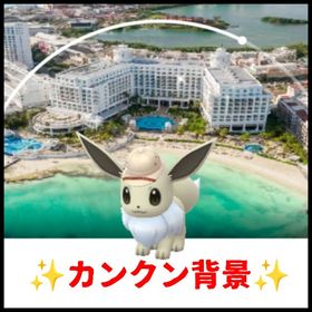 39⭐️PTC⭐️カンクン背景色違いイーブイ | ポケモンGOのアカウントデータ、RMTの販売・買取一覧