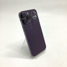アップル(Apple)の【最速発送】Apple iPhone iPhone 14 Pro Max 256GB ディープパープル SIMフリー【難有】(スマートフォン本体)