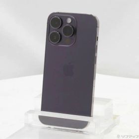 〔中古品〕 iPhone14 Pro 128GB ディープパープル MQ0F3J／A SIMフリー【297】