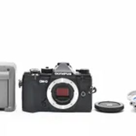 ★極美品★ショット数7916回★ オリンパス OLYMPUS OM-D E-M5 Mark III ブラック ボディ バッテリー2個付き★ T58＃4835