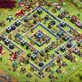 TH13終盤 ＆TH13 ＆TH14アカウント3つリーグメダル、エメラルド多めです。| クラクラ(クラッシュオブクラン)のアカウントデータ、RMTの販売・買取一覧