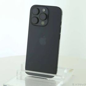〔中古品〕 iPhone16 Pro 256GB ブラックチタニウム MYN03J／A SIMフリー【349】