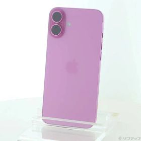 〔中古品〕 iPhone16 Plus 512GB ピンク MXVQ3J／A SIMフリー【262】