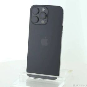 〔中古品〕 iPhone16 Pro Max 512GB ブラックチタニウム MYWL3J／A SIMフリー【368】