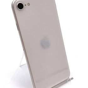 アップル(Apple)の【全額返金保証】【最速発送】Apple iPhone iPhone SE（第3世代） 64GB スターライト Softbank SIMフリー 動作確認済(スマートフォン本体)