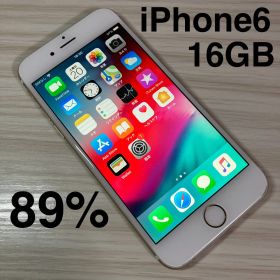iPhone6 16GB GOLD バッテリー89% Softbank