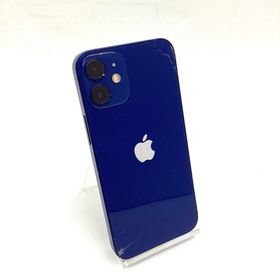 アップル(Apple)の【最速発送】Apple iPhone iPhone 12 mini 128GB ブルー Softbank【難有】(スマートフォン本体)