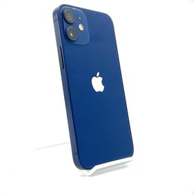 アップル(Apple)の【全額返金保証】【最速発送】Apple iPhone iPhone 12 mini 256GB ブルー au 動作確認済(スマートフォン本体)