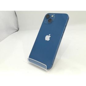 【中古】Apple SoftBank 【SIMフリー】 iPhone 13 128GB ブルー MLNG3J/A【浜松駅前】保証期間１ヶ月【ランクC】
