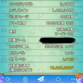 引退元強アカ 値段相談大歓迎 エル子 職人4キャラ 4億所持 | ドラクエ10(DQX)のアカウントデータ、RMTの販売・買取一覧