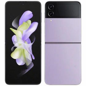 【中古】【安心保証】 Galaxy Z Flip4 SCG17[128GB] au ボラパープル