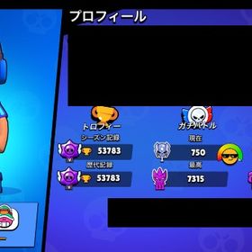 🏆52000 ハイチャスキン豊富！スターシェリー所持垢！ | ブロスタ(ブロウルスターズ)のアカウントデータ、RMTの販売・買取一覧