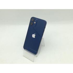 【中古】Apple docomo 【SIMロック解除済み】 iPhone 12 mini 64GB ブルー MGAP3J/A【OSU301】保証期間１ヶ月【ランクC】