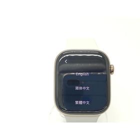 【中古】Apple Watch Series10 46mm Cellular ゴールドチタニウムケース/スターライトスポーツバンド (M/L) MWYY3J/A【秋葉4号】保証期間１ヶ月【ランクB】