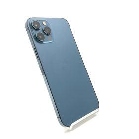 【全額返金保証】【最速発送】 iPhone 12 Pro Max 256GB パシフィックブルー Softbank SIMフリー 白ロム 動作確認済 78%