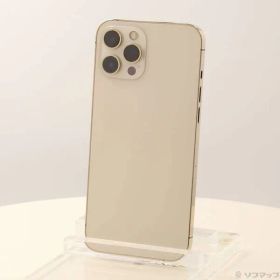 〔中古品〕 iPhone12 Pro Max 256GB ゴールド MGD13J／A SIMフリー【349】