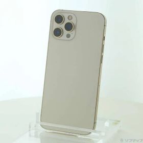 〔中古品〕 iPhone12 Pro Max 128GB ゴールド MGCW3J／A SIMフリー【349】