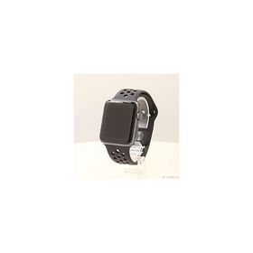 〔中古〕Apple(アップル) Apple Watch Series 3 Nike+ GPS 42mm スペースグレイアルミニウムケース アンスラサイト／ブラックNikeスポーツバンド
