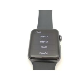 【中古】Apple Apple Watch Series3 42mm GPS スペースグレイアルミニウム/ブラックスポーツバンド MTF32J/A【熊本】保証期間１ヶ月【ランクB】